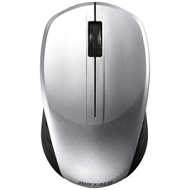 BUFFALO｜バッファロー マウス シルバー BSMBW108SV [BlueLED /無線(ワイヤレス) /3ボタン /USB]