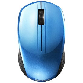 BUFFALO｜バッファロー マウス ブルー BSMBW108BL [BlueLED /無線(ワイヤレス) /3ボタン /USB]