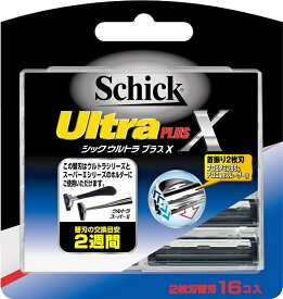 シック｜Schick Schick（シック） ウルトラプラスX 替刃16個入 〔ひげそり〕【rb_pcp】