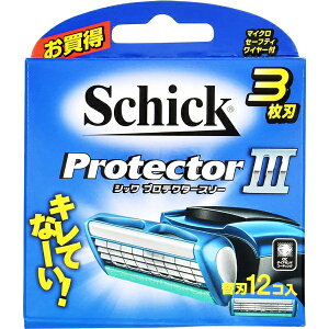シック|Schick Schick(シック) プロテクタースリー 替刃12個入 〔ひげそり〕【rb_pcp】