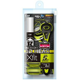 貝印｜Kai Corporation xfit替刃2個入トラベルパック