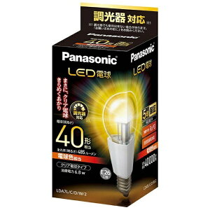 Panasonic�b�p�i�\�j�b�N LED�d�� �N���A LDA7L/C/D/W/2 [E26 /��ʓd���` /40W���� /�d���F /1��][LDA7LCDW2]
