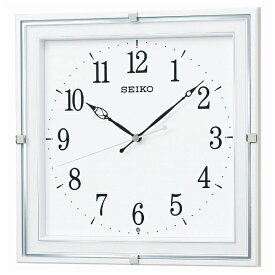 SEIKO｜セイコー 掛け時計 【スタンダード】 白パール KX232W [電波自動受信機能有]