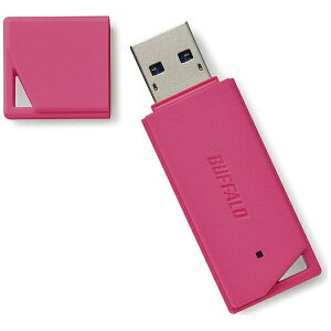 BUFFALO�b�o�b�t�@���[ RUF3-K32GB-PK USB�������[ USB3.1/3.0/2.0�Ή� 32GB �L���b�v�� RUF3-KB�V���[�Y �s���N [32GB /USB3.1 /USB TypeA /�L���b�v��][RUF3K32GBPK]