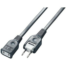 YAZAWA｜ヤザワ 耐トラ付延長コード ブラック Y02102BK [2.0m /1個口 /スイッチ無][Y02102BK]