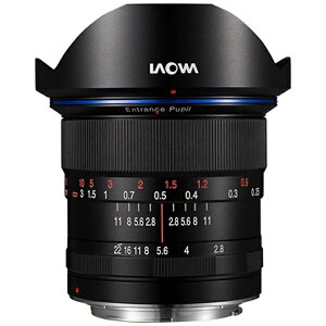 LAOWA�b���I�� �J���������Y 12mm F2.8 Zero-D �u���b�N [�\�j�[A(��) /�P�œ_�����Y][12MMF28ZEROD�\�j�[A]
