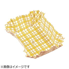アヅミ産業｜Azumi-sangyo 紙カップ ココケース 角大（500枚入） 黄 ＜XAZ4003＞[XAZ4003]