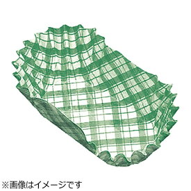 アヅミ産業｜Azumi-sangyo 紙カップ ココケース小判型（500枚入） 7号 緑 ＜XAZ3801＞[XAZ3801]