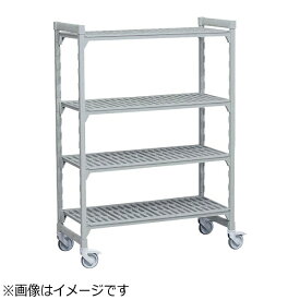 キャンブロ社｜CAMBRO 610ベンチ型移動カムシェルビング4段セット（プレミアムシリーズ） 1380×H1700 ＜DKY9822＞[DKY9822]