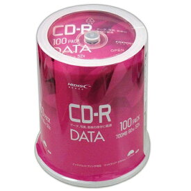 磁気研究所｜HIDISC ハイディスク データ用CD-R Hi-Disc ホワイト VVDCR80GP100 [100枚 /700MB /インクジェットプリンター対応]