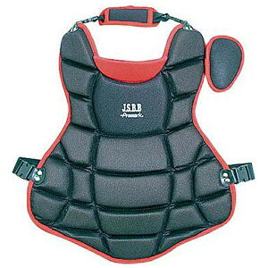 サクライ貿易|SAKURAI 防具 軟式一般用キャッチャープロテクター(ブラック×レッド) CPT-65BKRD