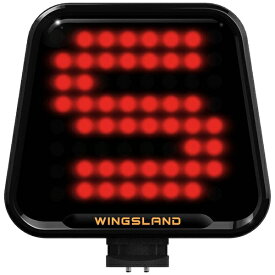 WINGSLAND｜ウイングスランド 【S6専用】 絵文字ディスプレイ（ブラック/オレンジ）LS303000177