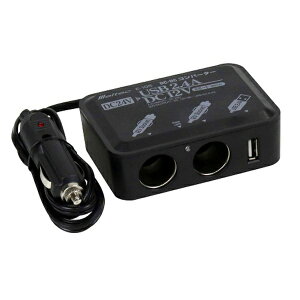 厩HƁbDAIJI INDUSTRY DCDCRo[^[ DC12V\Pbg 2ii5Ai2v60Wj/USB|[gF1|[g2.4A/\Pbg^Cvj E-105