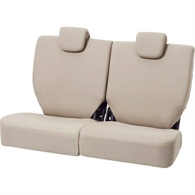 BONFORM｜ボンフォーム 4055-27BE　シートカバー　カラードカバー　軽自動車用　後席単品　軽リア用分割　カラー：ベージュ