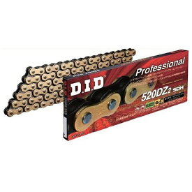 大同工業｜DAIDO KOGYO バイク用チェーン カラー:GOLD&BLACK ZJ（カシメタイプ）　520DZ2-140L