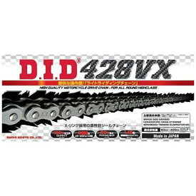 大同工業｜DAIDO KOGYO バイク用チェーン カラー:STEEL ZJ（カシメタイプ）　428VX-100L