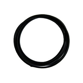 大自工業｜DAIJI INDUSTRY コルゲートチューブ配線保護結束チューブ　5パイ　黒　5m巻　スリット加工　CT-5-5