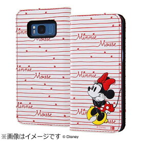 レイアウト｜rayout Galaxy S8用　ディズニー 手帳型ケース スタンディング カーシヴ　ミニー　RT-DGS8T/MN