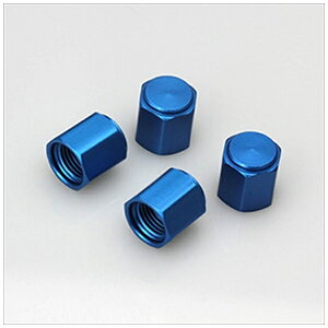 大橋産業|BAL OHASHI エアーバルブキャップ ブルー 4個入