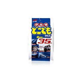 ソフト99｜soft99 02048　車内ケア　クリーナー　クルマどこでもWet　自動車の外装・内装の汚れ落とし　内容量：35枚