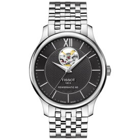 TISSOT｜ティソ トラディションパワーマティック80オープンハート（TRADITION POWERMATIC 80 OPEN HEART）　T0639071105800 [並行輸入品] 【代金引換配送不可】