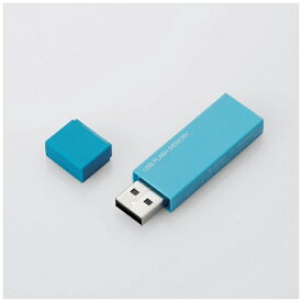 エレコム｜ELECOM USBメモリ (Chrome/iPadOS/iOS/Mac/Windows11対応) ブルー MF-MSU2B16GBU [16GB /USB TypeA /USB2.0 /キャップ式][MFMSU2B16GBU]【rb_pcacc】