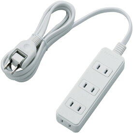 ELECOM｜エレコム 電源タップ ホワイト T-KS02-2420WH [2.0m /4個口 /スイッチ無][TKS022420WH]