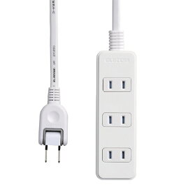 ELECOM｜エレコム シンプル タップ ホワイト T-KST02-22430WH [3.0m /4個口 /スイッチ無][TKST0222430WH]
