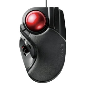 エレコム｜ELECOM マウス トラックボール(Windows11対応/Mac) ブラック M-HT1URBK [光学式 /有線 /8ボタン /USB]