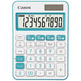 CANON｜キヤノン 抗菌電卓 ミニ卓上 Blue LS-105WUC-BL [10桁 /W税率対応][LS105WUCBLSOB]
