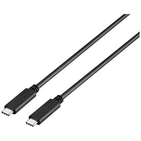 BUFFALO｜バッファロー USB-C ⇔ USB-Cケーブル [映像 /充電 /転送 /1.0m /PD60W /USB3.1 Gen2] ブラック BSUCC312P3A10BK [USB-C ⇔ USB-C]【rb_ cable_cpn】