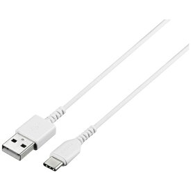 BUFFALO｜バッファロー USB-A ⇔ USB-Cケーブル [充電 /転送 /2.0m /USB2.0] ホワイト BSMPCAC220WH[BSMPCAC220WH]