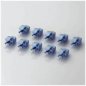 ELECOM�b�G���R�� �c���܂�h�~ �R�l�N�^�ی�J�o�[ �i�u���[�j�@LD-RJ45GPC/BU10