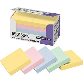 3Mジャパン｜スリーエムジャパン ポスト・イット　強粘着　50X50mm　90枚X10パッド　4色混色【rb_mmmk】