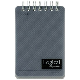 ナカバヤシ｜Nakabayashi [ノート] ナカバヤシ スイング・ロジカルノート Wリング ブラック （A7・B罫） NW-A708-D