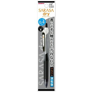 �[�u���bZEBRA SARASA dry(�T���T�h���C) �{�[���y�� �p�b�N���� ��(�C���N�F�F��) P-JJS31-BK [0.4mm]
