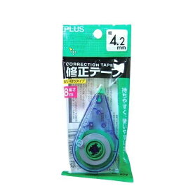 PLUS｜プラス [修正テープ] 修正テープ ME 使い切りタイプ (テープ幅4.2mm×長さ8m) CR-904