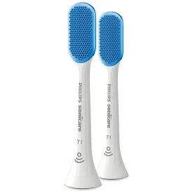 PHILIPS｜フィリップス 舌磨きブラシヘッド 2P ソニッケアー ホワイト HX8072/01[HX807201]【accessories_rb】