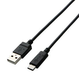 ELECOM｜エレコム USB-A ⇔ USB-Cケーブル [充電 /転送 /1.0m /USB2.0] ブラック TB-AC10NBK[TBAC10NBK]