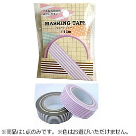 モトバヤシ　MOTOBAYASHI マスキングテープ ストライプ　MKT-4【色指定不可】