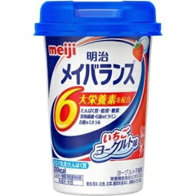 meiji｜明治 メイバランスMiniカップ いちごヨーグルト味