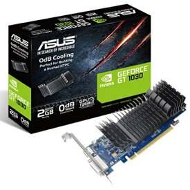 ASUS｜エイスース グラフィックボード NVIDIA GeForce GT 1030搭載 PCI-Express　GT1030-SL-2G-BRK［2GB/GeForce GTシリーズ］【バルク品】 [GT1030SL2GBRK]