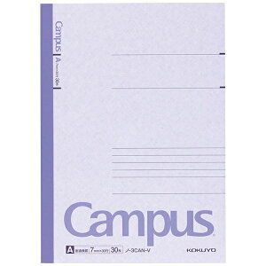 KOKUYO�b�R�N�� Campus(�L�����p�X) �m�[�g(�J���[�\��) �� 3CAN-V [�Z�~B5�EB5 /7mm(A�r) /���r��] �y��������z���s�z