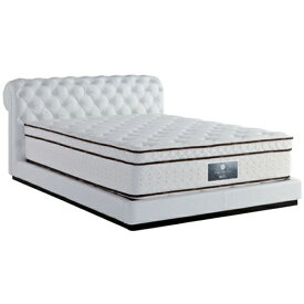 Serta｜サータ 【フレームのみ】収納なし ニューヨーク552(セミダブルサイズ/ホワイト)【キャンセル・返品不可】 【代金引換配送不可】