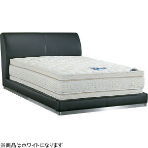 Serta|サータ 【フレームのみ】収納なし ニューヨーク550(クィーン1サイズ/ホワイト)【キャンセル・返品不可】 【代金引換配送不可】