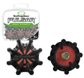 ライト｜LITE シューズ用品 スパイク鋲 Softspikes Pulsar Inch ソフトスパイクス パルサー インチ(ブラック×レッド/18P) S-541