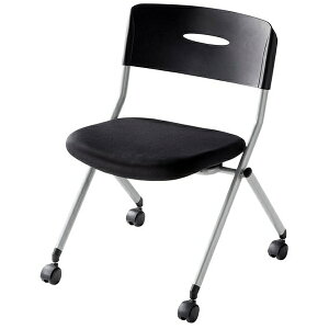 �T�����T�v���C�bSANWA SUPPLY �~�[�e�B���O�`�F�A [W550xD560xH740mm] �u���b�N SNC-ST6BK[SNCST6BK]