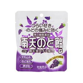 【第3類医薬品】南天のど飴G蜂蜜ぶどう（22錠）★セルフメディケーション税制対象商品常盤薬品｜TOKIWA Pharmaceutical