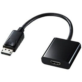 サンワサプライ｜SANWA SUPPLY 映像変換アダプタ [DisplayPort オス→メス HDMI] 4K対応 AD-DPPHD01 [HDMI⇔DisplayPort /0.14m]【rb_ cable_cpn】