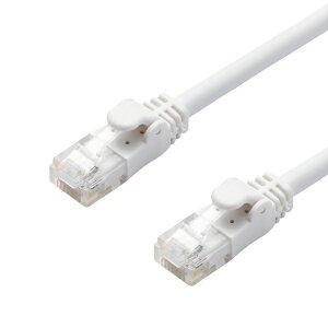 ELECOM�b�G���R�� LAN�P�[�u�� CAT6A ���炩�^�C�v 5m 10GBASE-T�Ή� 500MHz �����ʐM �X�g���[�g���� �m�C�Y�ϐ� �������d�l �z���C�g �z���C�g LD-GPAYC/WH5 [5m /�J�e�S���[6A /�X�^���_�[�h]